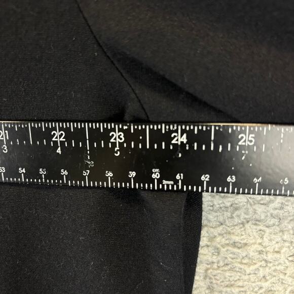 Lane Bryant Jacket Womens 18 20 Black Open Front Ruffle Sleeve Stretch Business - Picture 9 of 11